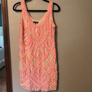 Spotlight By Warehouse pink sequin mini dress